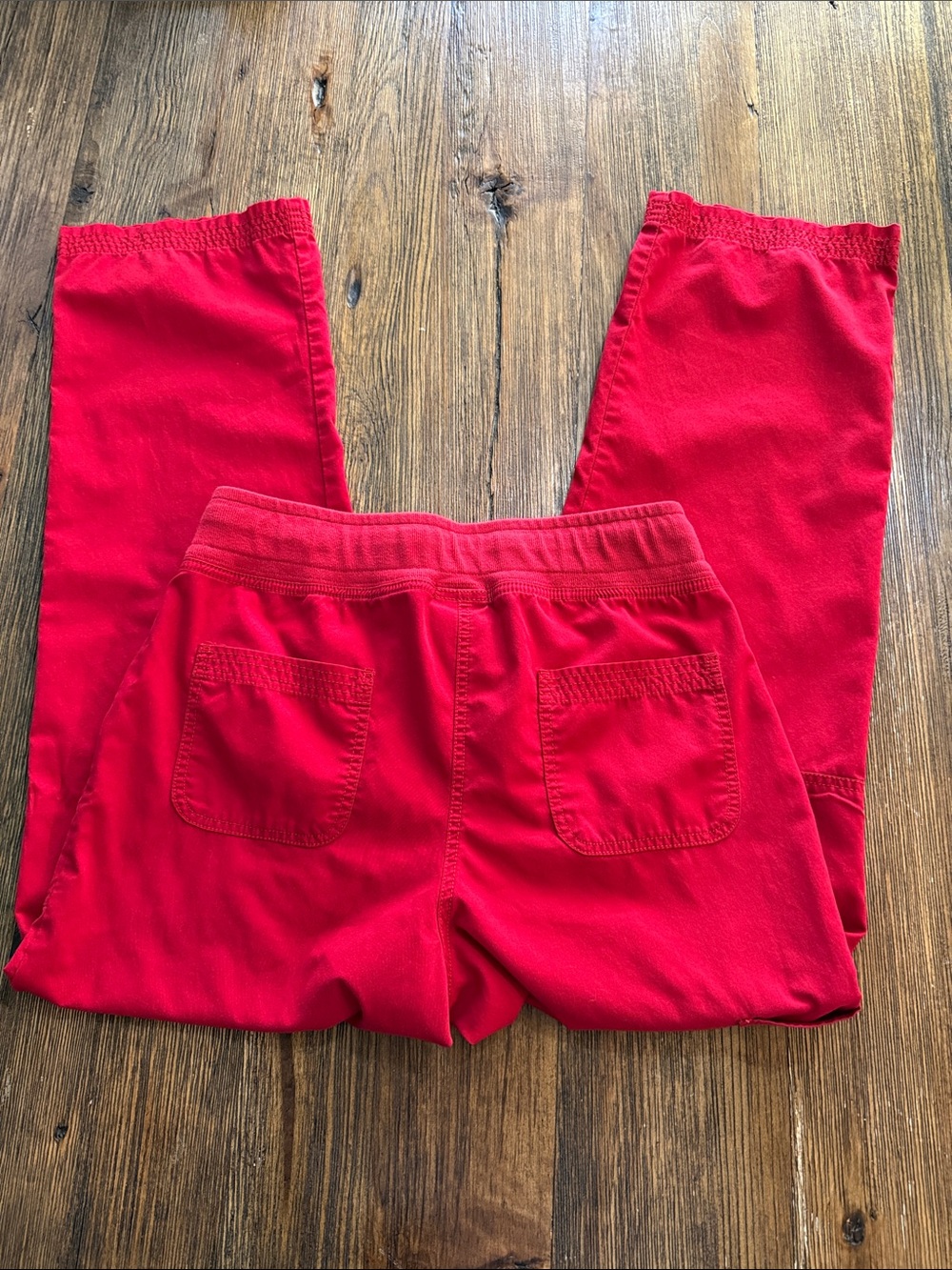 koi Red Drawstring Scrub Pants - Picture 4 of 7
